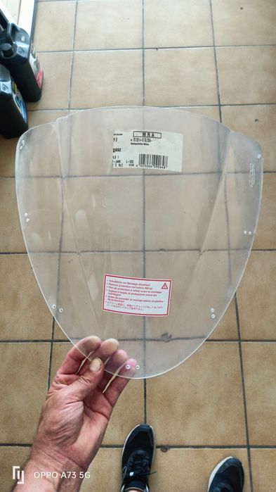 Vidro bolha de carnagem Honda RS 250cc de 2004