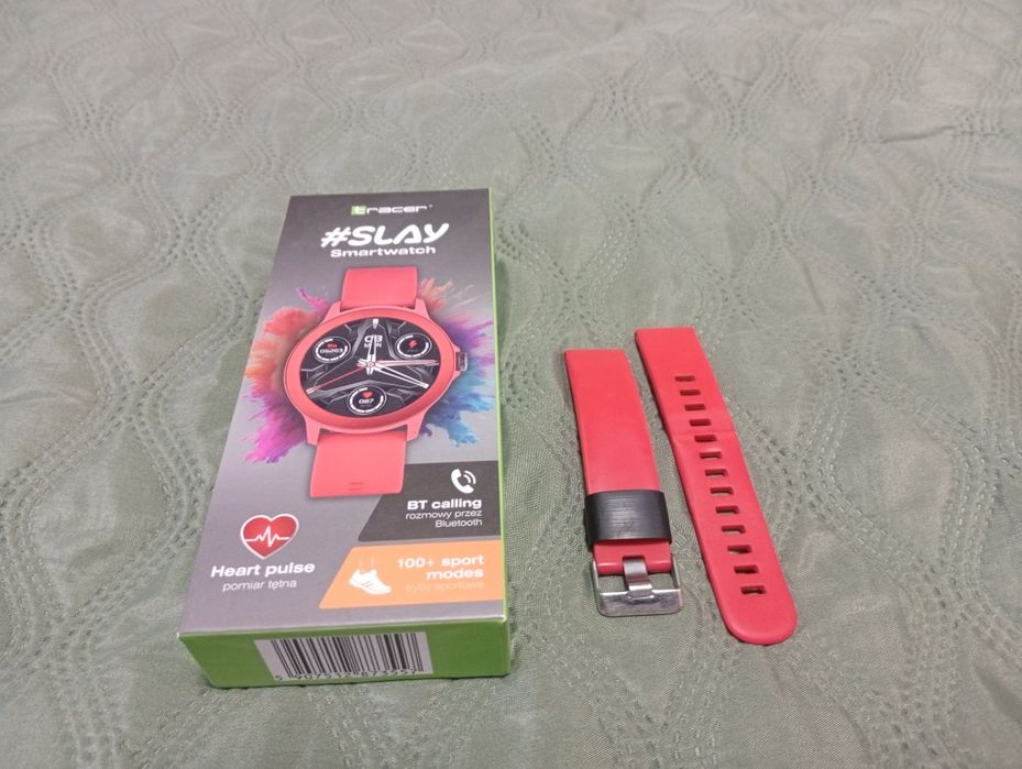 Smartwatch Tracer #Slay czerwony Stan idealny