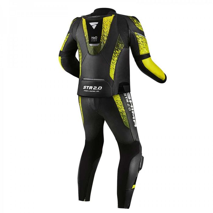 Kombinezon motocyklowy Shima STR 2.0 Black/Fluo CENA BLACK