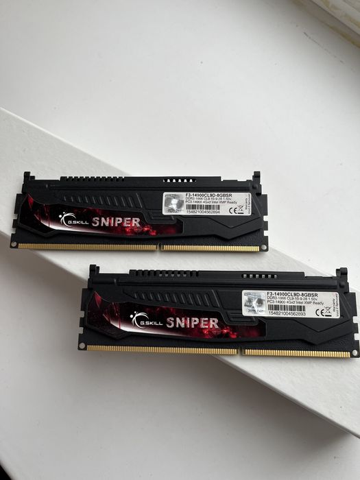 Оперативна пам'ять G.Skill DDR3 8Gb Kit (2*4Gb) 1866MHz PC3-14900