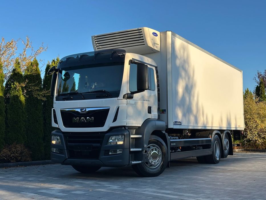 MAN / TGS / 26.420 / 6X2 / CHŁODNIA 7,7 m / Carrier /  Winda 2.5 T /