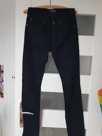 Spodnie jeans czarne r.38