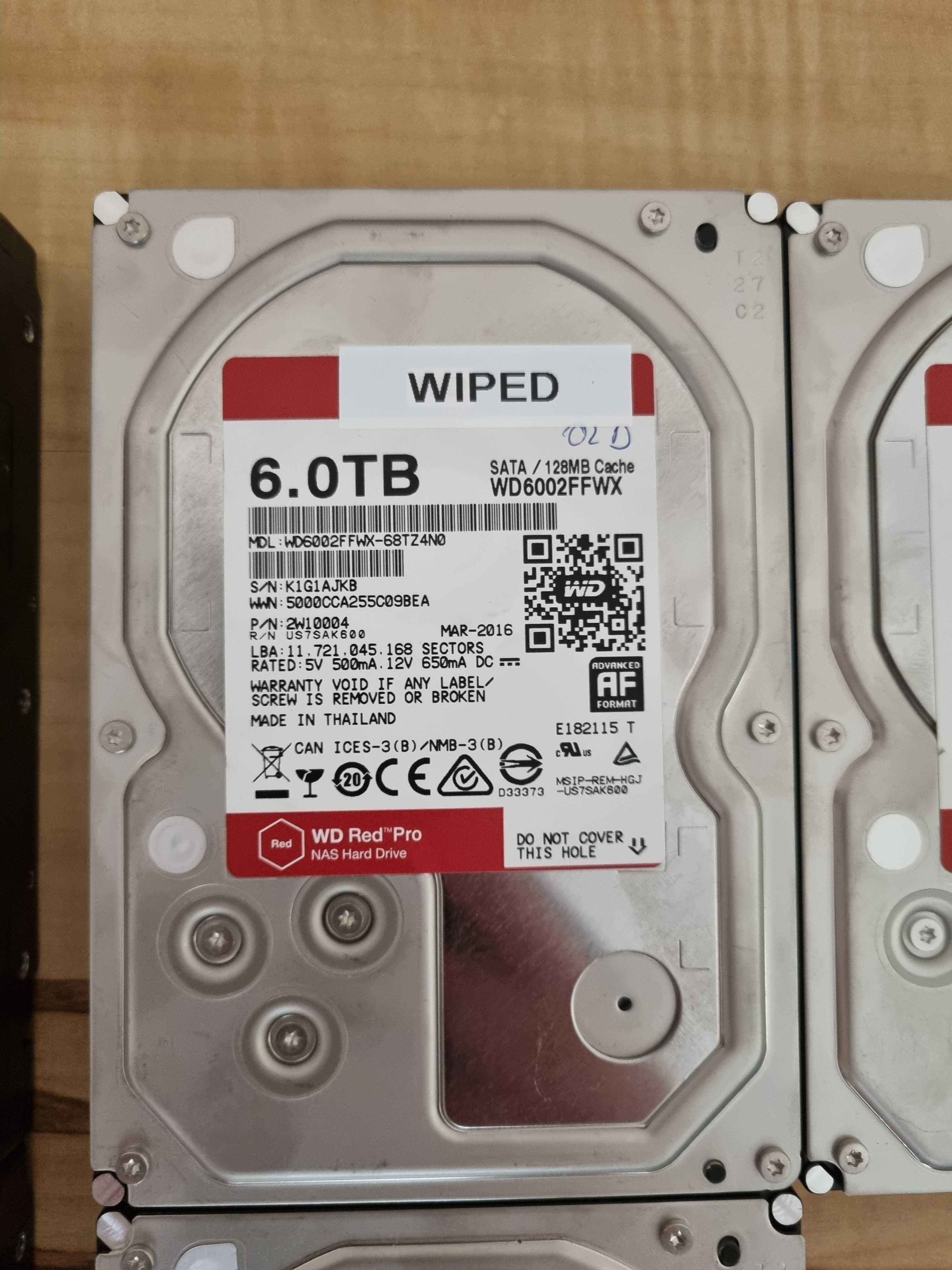 Dysk WD red 6TB WD6003FFBX WD6002FFWX WD60EFRX