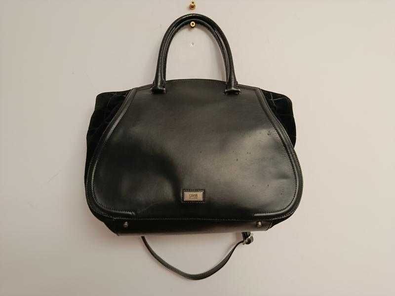 Чорна сумка тоут Cavalli Class (оригінал, з голограмою)