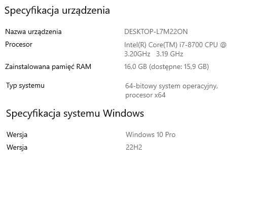 Komputer Intel Core i7  z monitorem Dell 27"