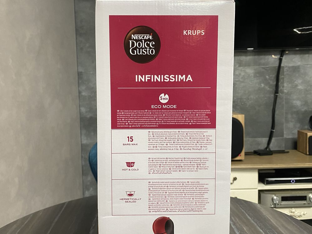 Кавоварка  НОВА!!! Krups Nescafe Dolce Gusto Infinissima