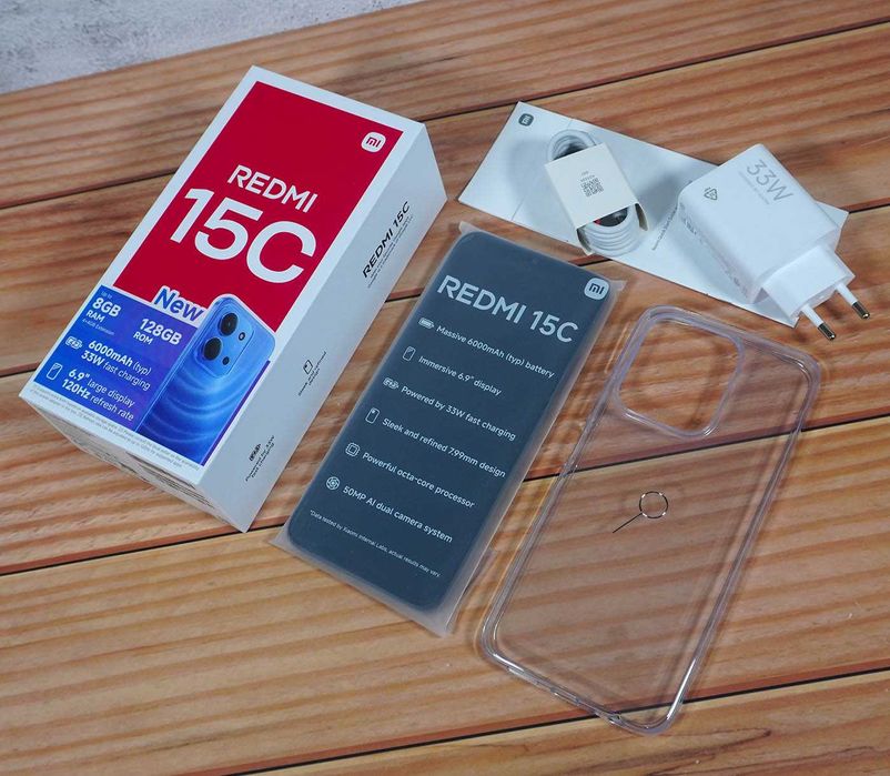 Смартфон Xiaomi Redmi 15C NFC (6/128 Гб, Global, з блоком живлення)