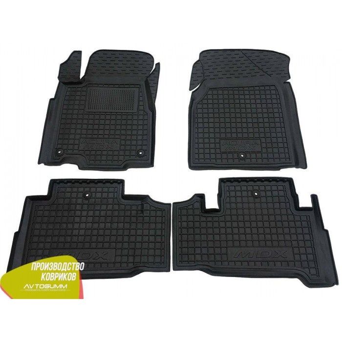 Коврики ACURA MDX (2006+/2014+)/Toyota Highlander (2008+/2014+) резина