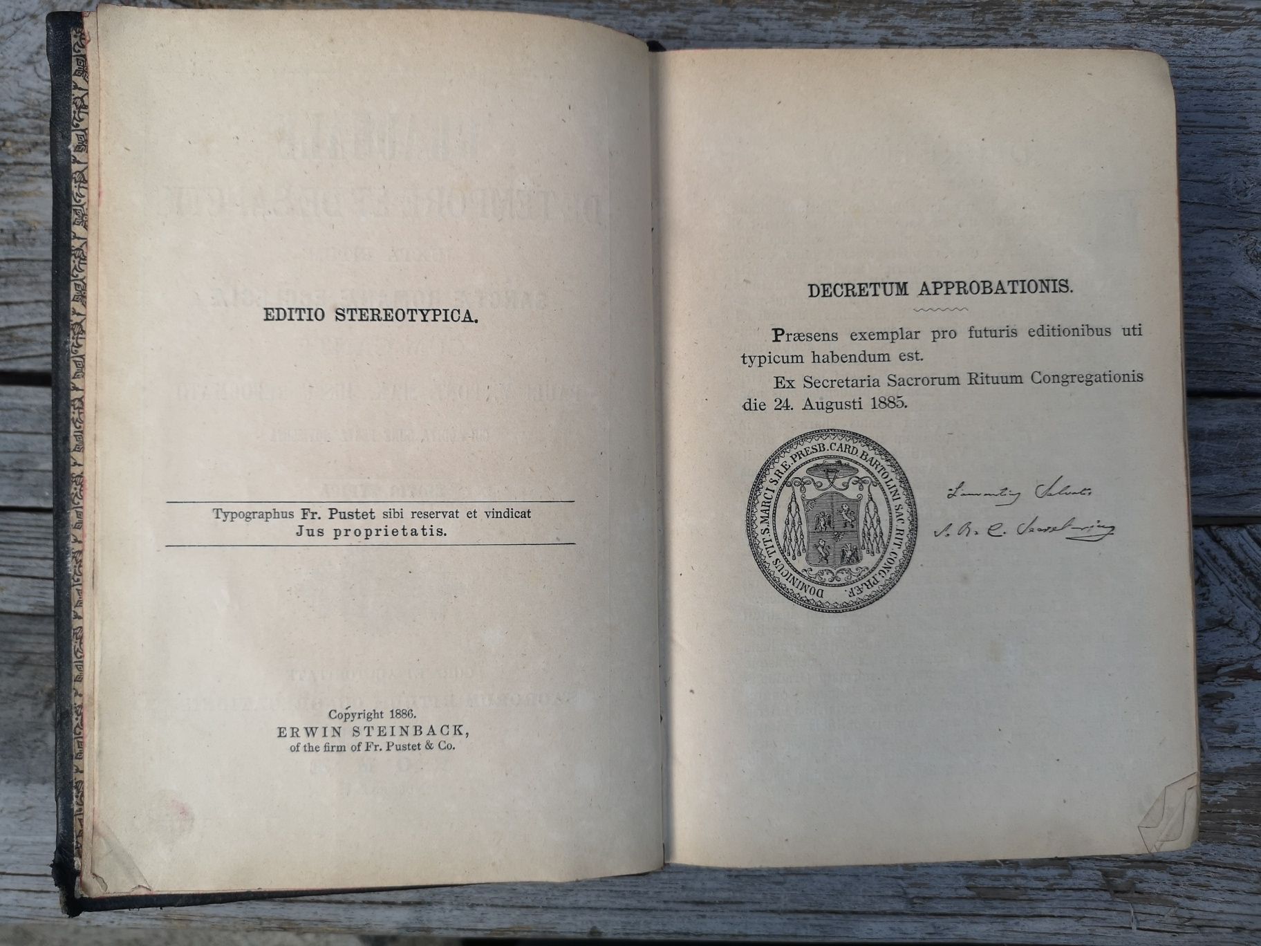Graduale romanum 1886r.