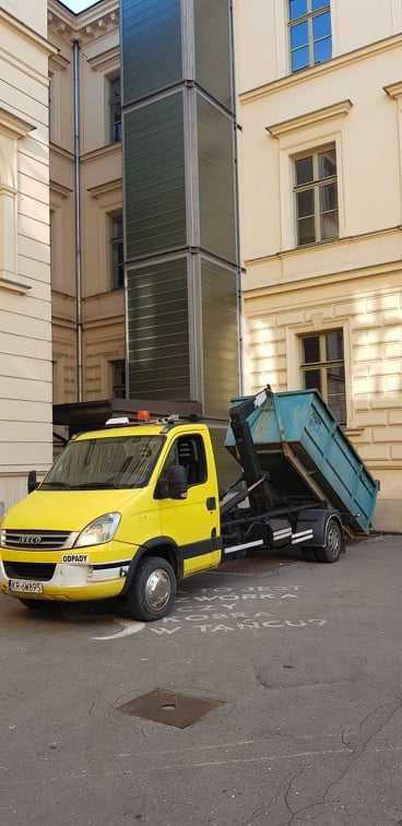 Wywóz GRUZU w workach BIG BAG Transport sprzątanie śmieci Kontenery