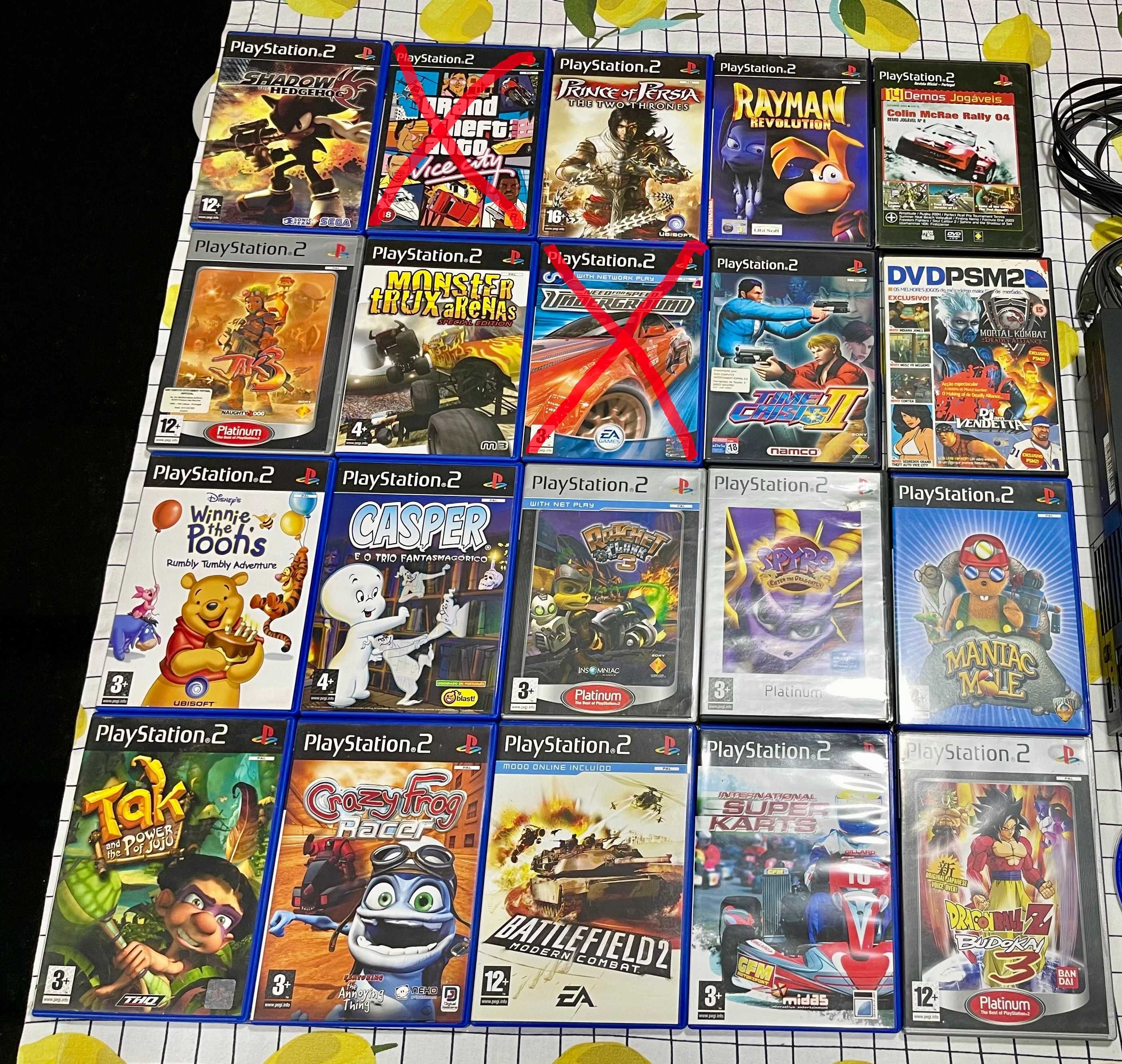 Vendo varios jogos PS2