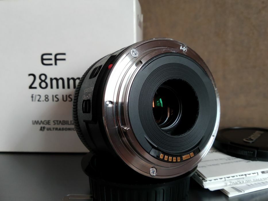 Об’єктив ШИРОКОКУТНИЙ Canon EF 28mm f/2.8 IS USM байонет Canon FE