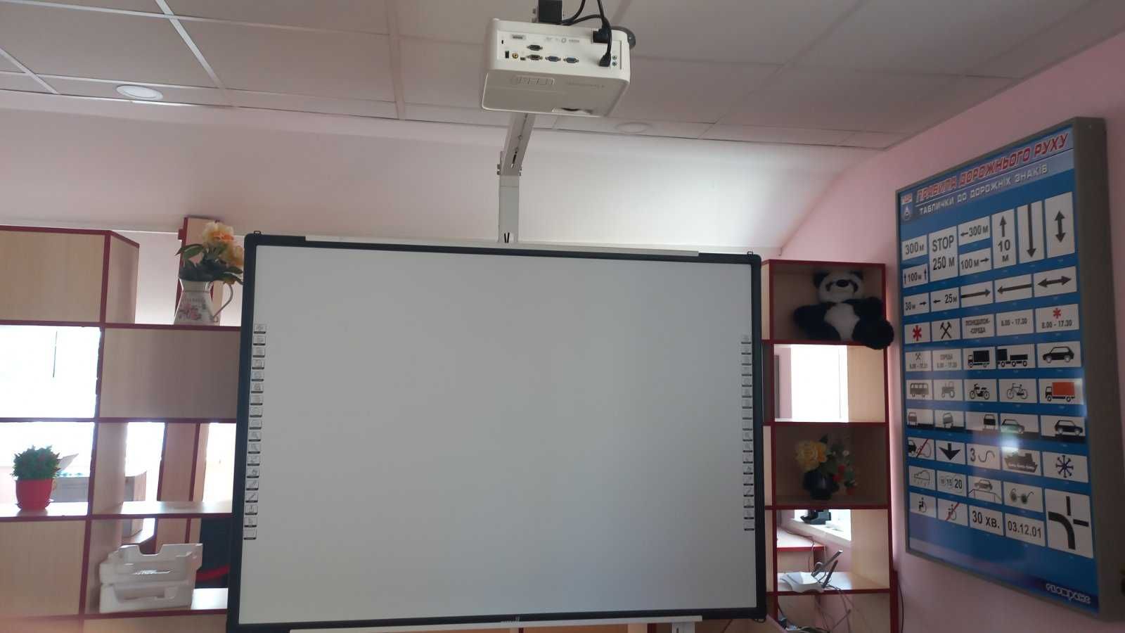 Інтеракт. дошка Intboard UT-TBI82X + проектор Viewsonic PS501X + комп