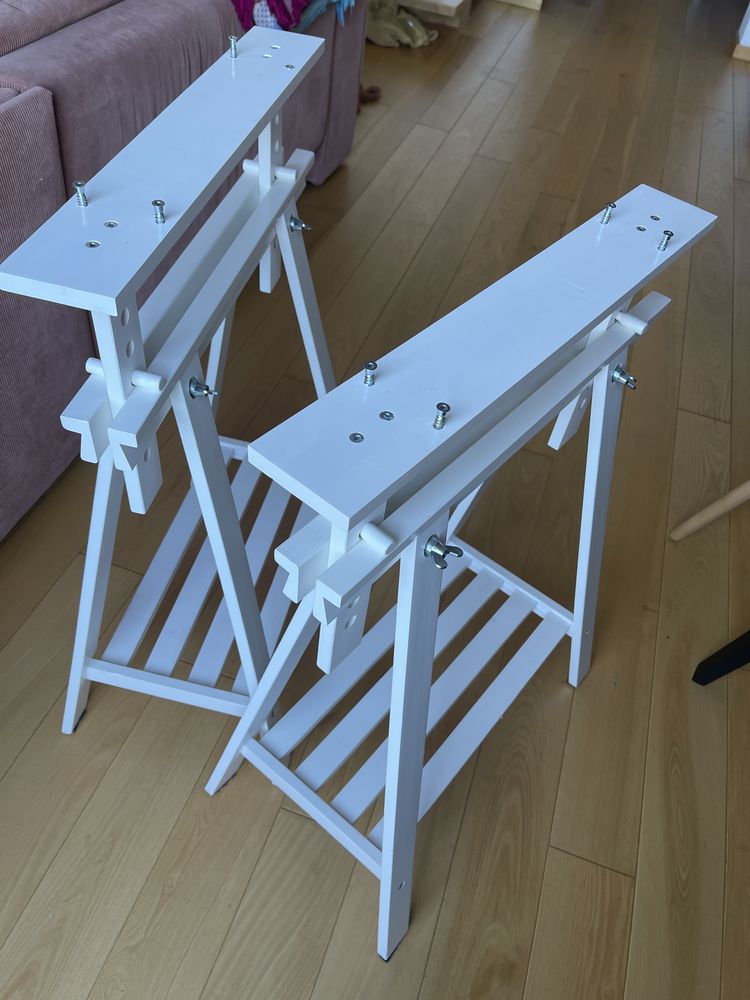 2 Białe kozły MITTBACK Ikea