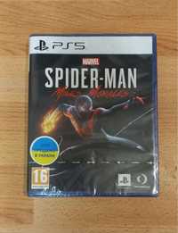 Диск на ps5 spider man