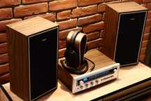 Amplituner TOSHIBA SA-300L z kolumnami VINTAGE (1973r.)