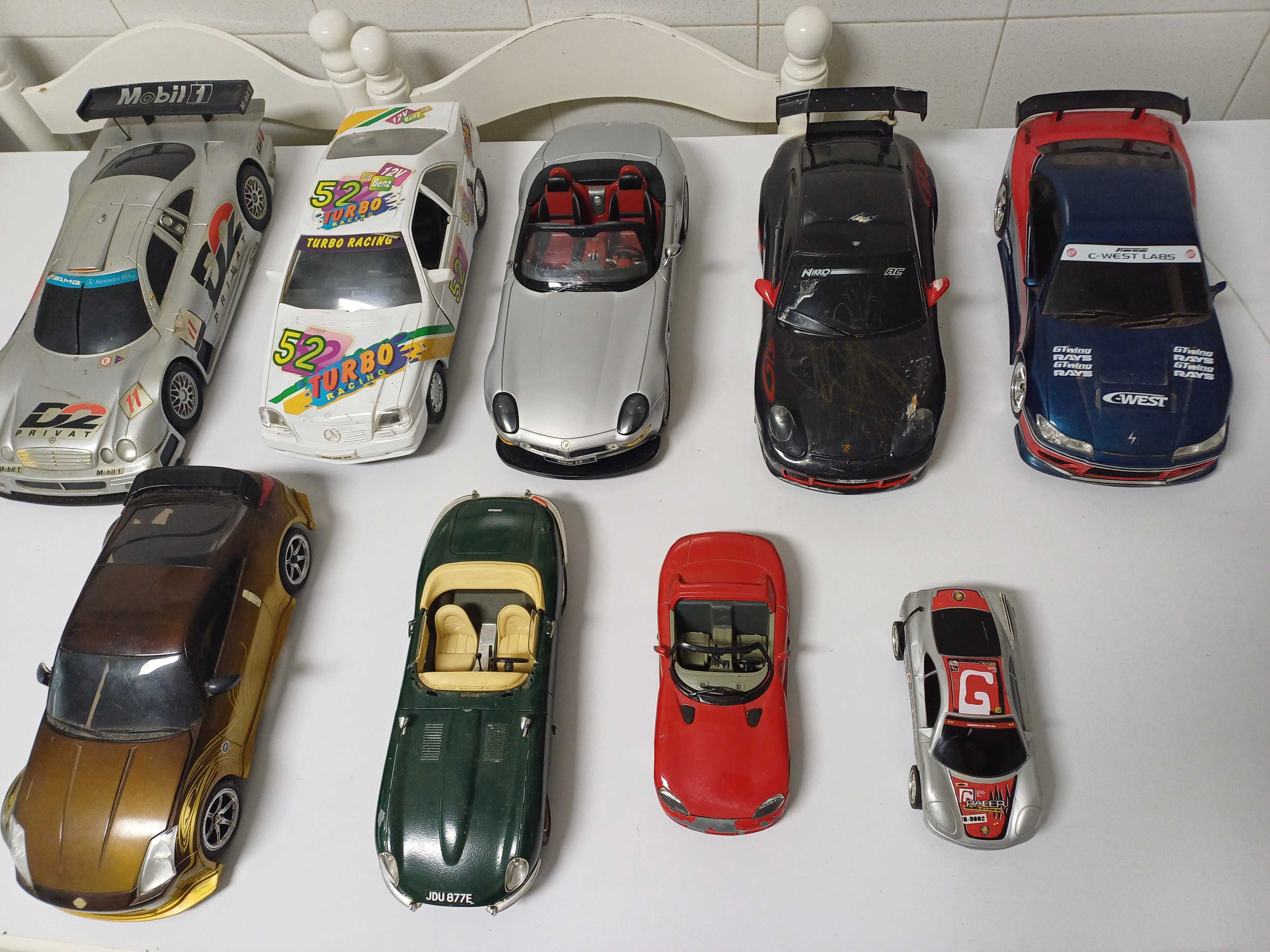 Carros desportivos grandes 9 unidades