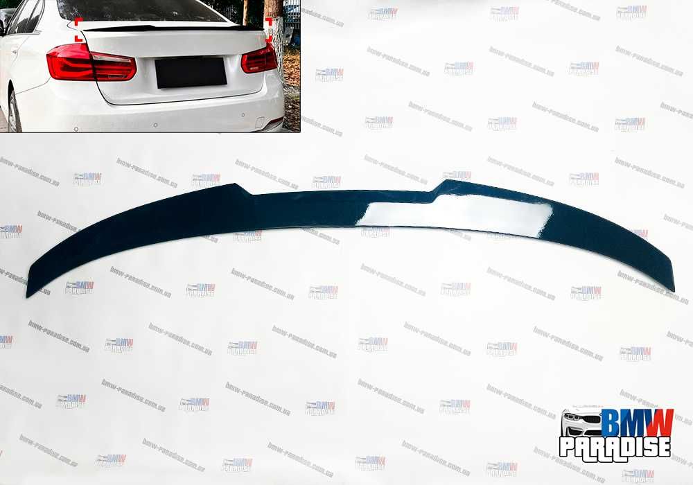 ТОП ЦЕНА! Спойлера BMW F30 F32 F36 M4 Style Черный глянец / Карбон