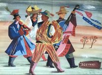 Plakat Kazimierz Mann rok 1955 PRL