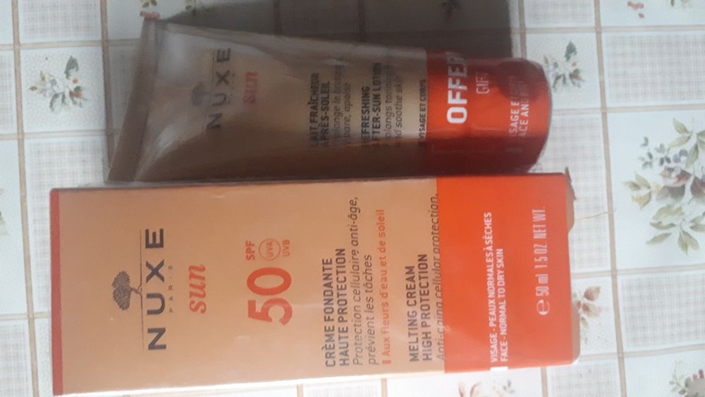 Nuxe Sun krem SPF50 + balsam po opalaniu