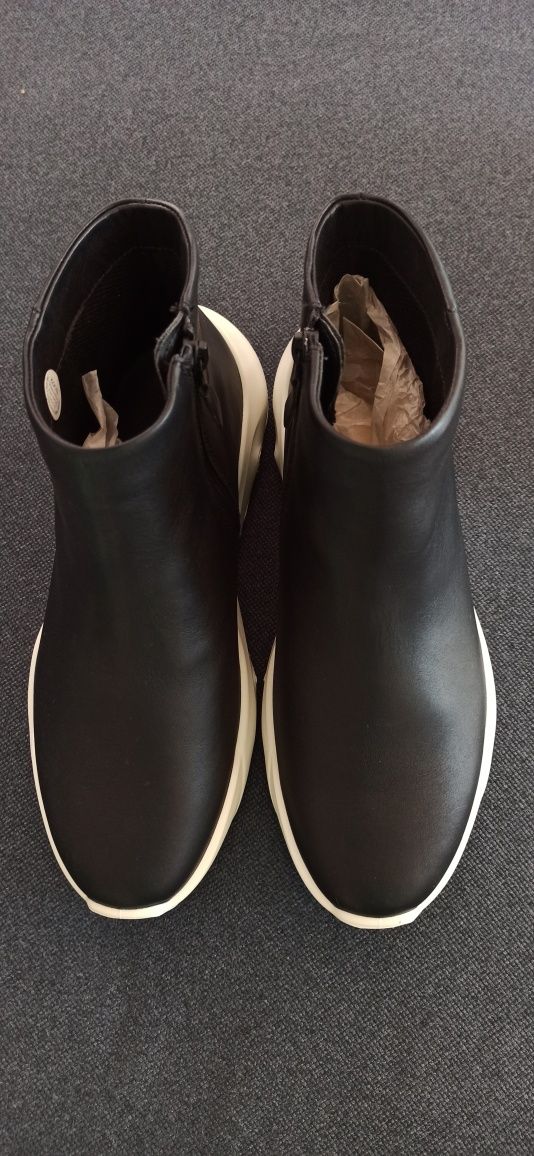 Ecco botki buty 39 chunky sneaker czarne