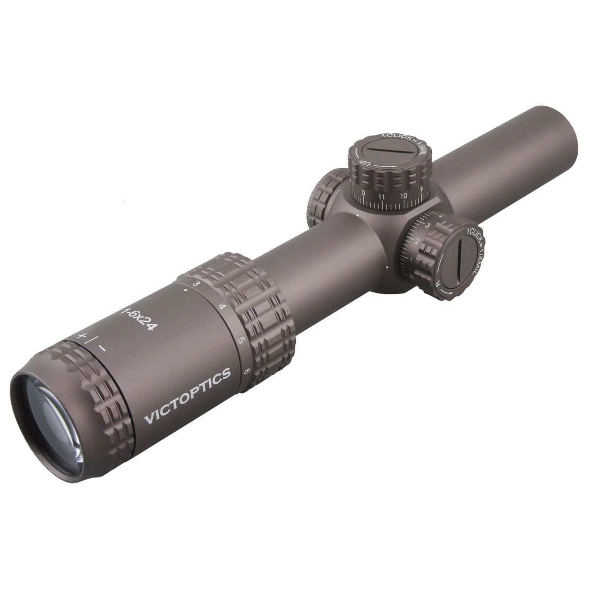 Прицел оптический Vector optics S6 1-6X24 SFP FDE , Black. Ar15/Ак