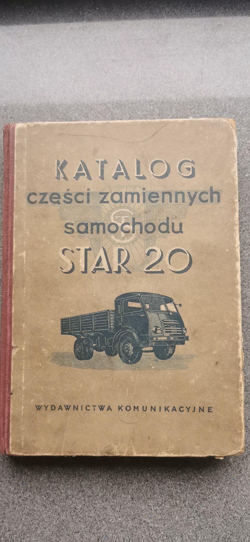 Unikat Katalog części zamiennych samochodu STAR 20 1954 rok