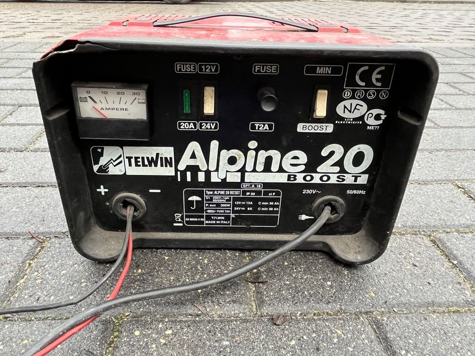 Prostownik telwin alpine 20. 12v/24v szybkie ładowanie
