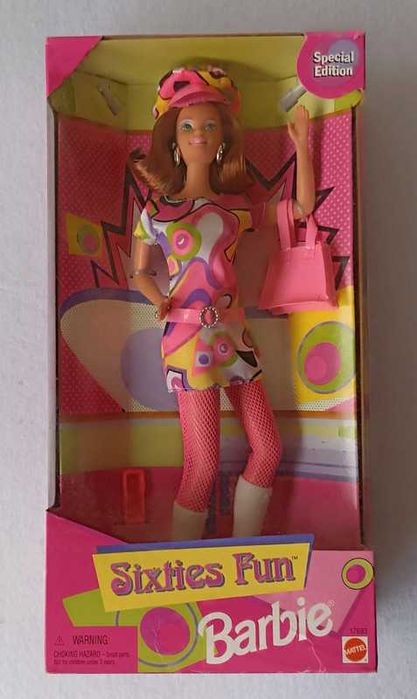 Barbie Sixties Fun, ano 1997, Mattel #17693