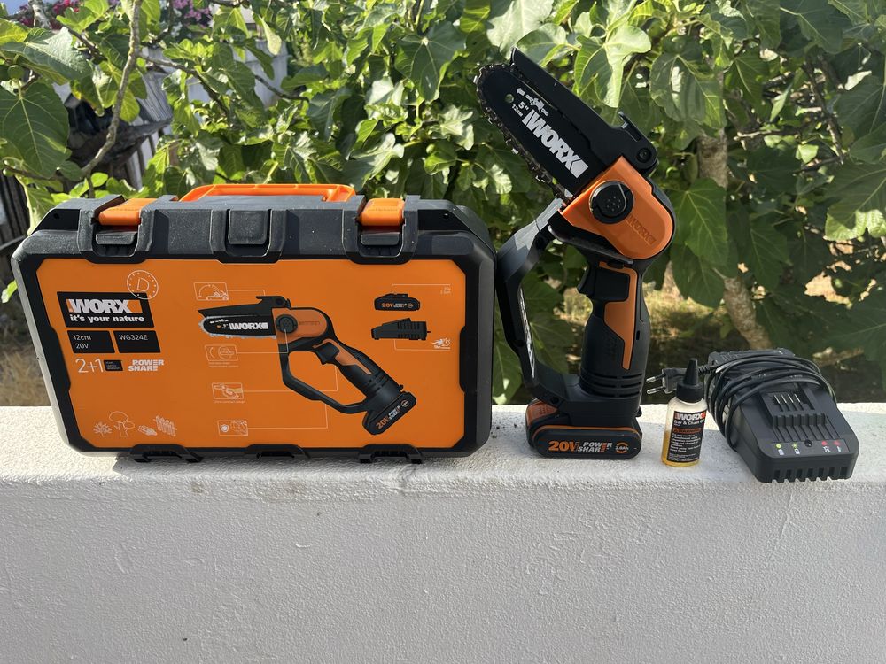 Mini Motoserra a bateria Workx WG 324E