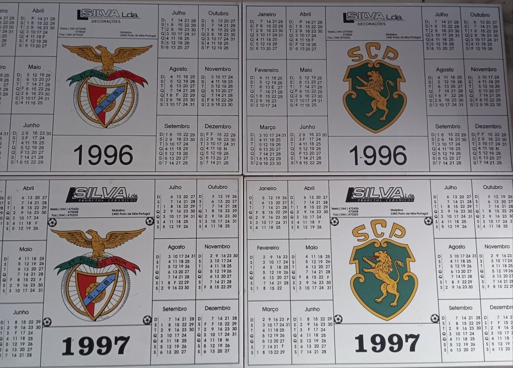 Calendário azulejos