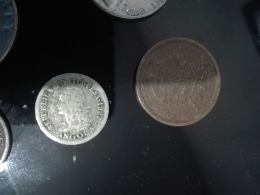 Moedas antigas de coleção