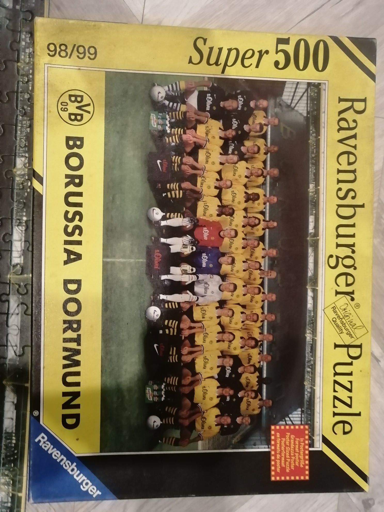 Borussia Dortmund puzzle 500 sztuk ravensburger sezon 98/99