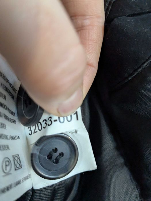 Czarna kurtka męska z kołnierzykiem, rozmiar 42