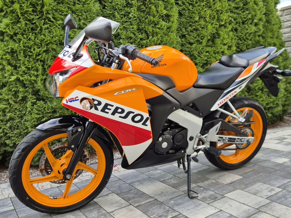 Honda CBR 125 REPSOL 2015 Mega Zadbana Kat b a1