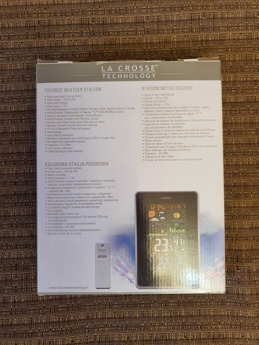 Продам метеостанцию La Crosse WS6835-BLA