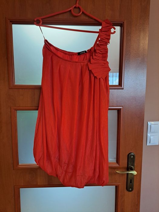 Sukienka bombka na 1 ramię, rozmS/M