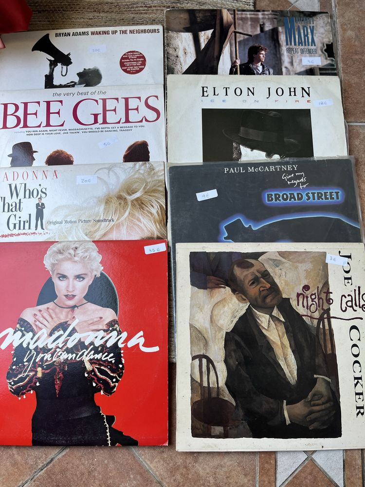 Discos vinil- Vários com preço em cada um