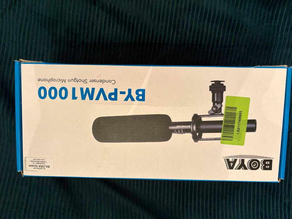 Mikrofon pojemnościowy BOYA BY- - Stan IDEALNY