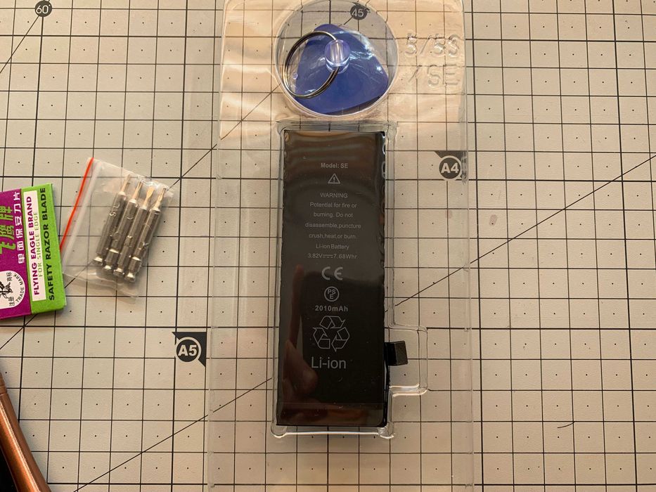 Bateria - Zestaw do wymiany - iPhone SE/5SE - większa pojemność