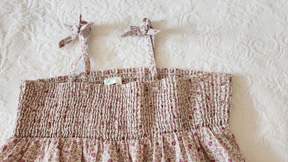 Rampers dziewczęcy, opalacz Benetton Baby 68