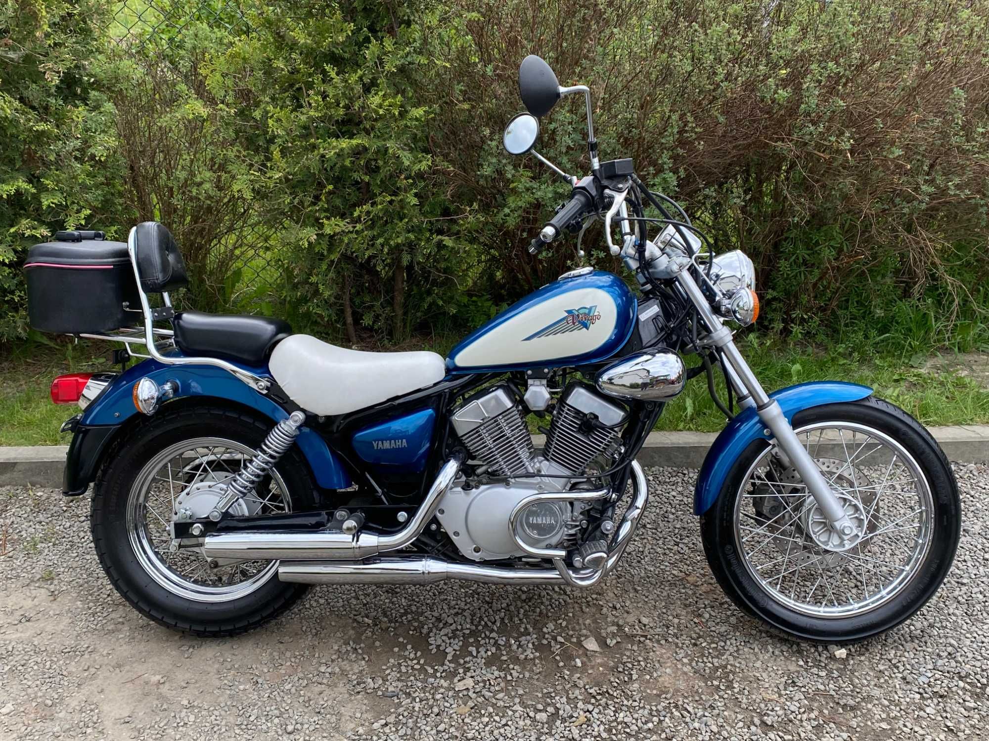 Yamaha Virago 125 19Tys_Piękny kolor_Zadbana_Opłacona_z Niemiec_2001r