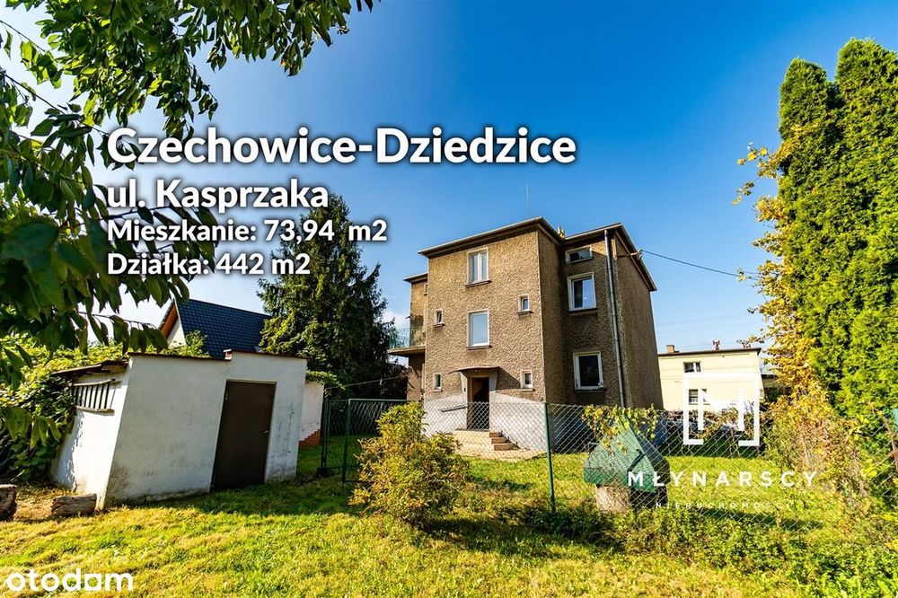 3 Pokojowe mieszkanie z ogrodem