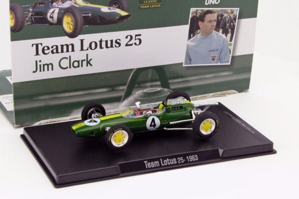 Caixa para carros de coleção Classic Team Lotus