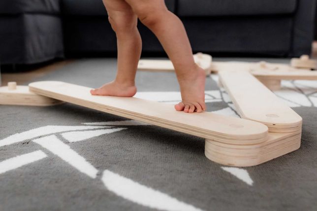 Równoważnia dla dziecka Mostek do chodzenia balansowania Montessori 62