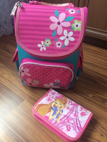 Школьний рюкзак для девочки + пенал в подарок шкільний рбкщак