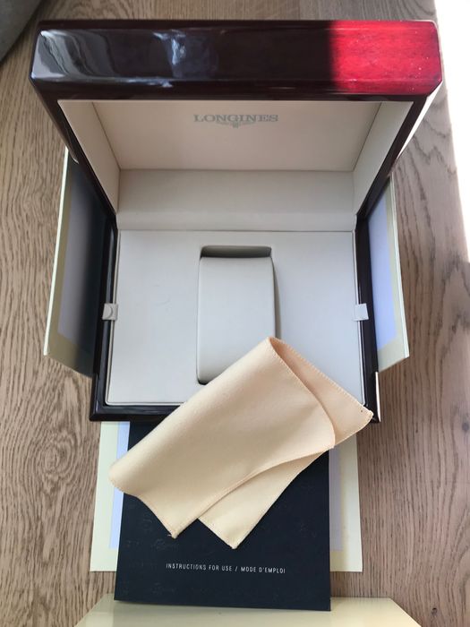 Longines pudełko drewniane na zegarek