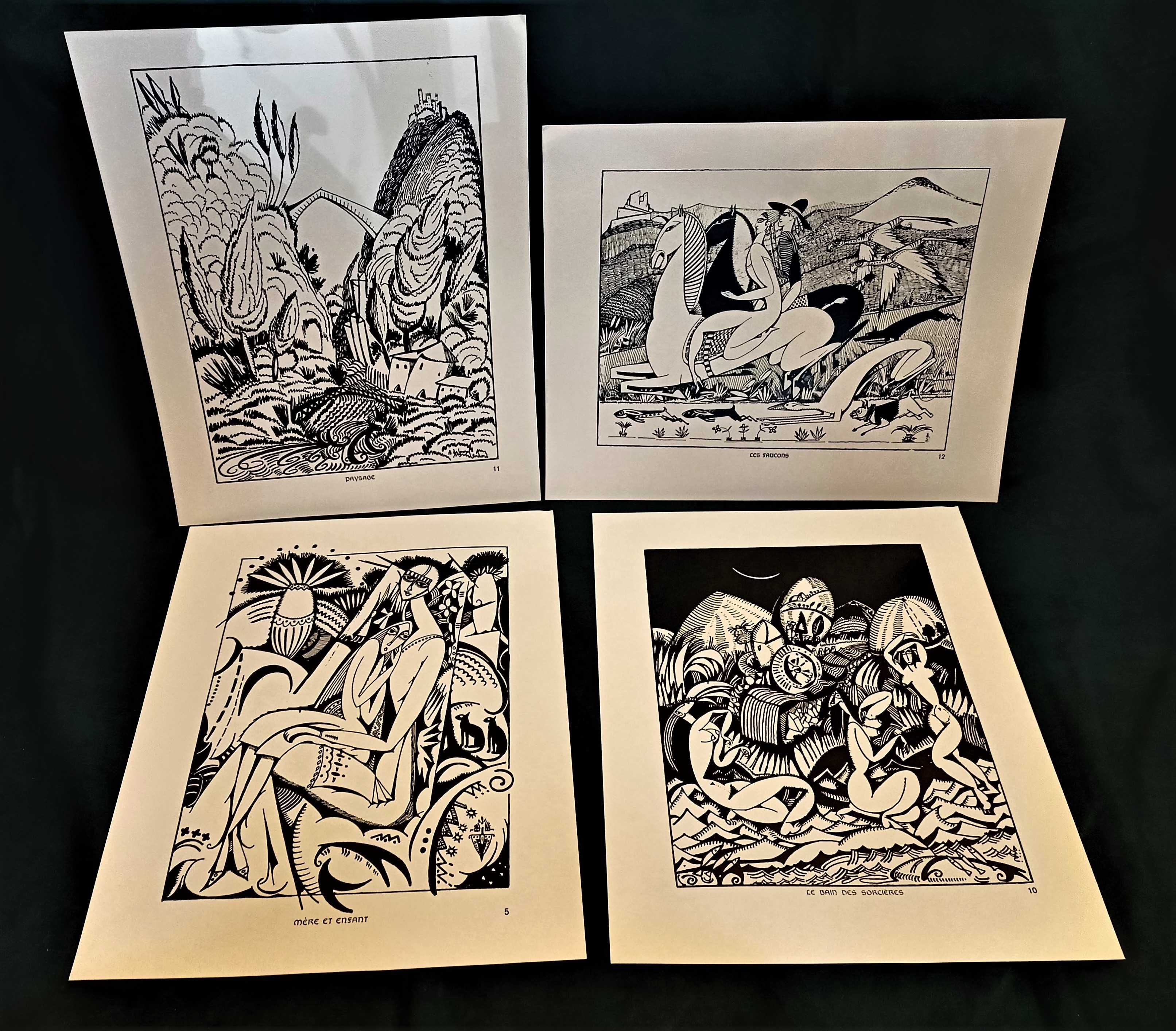 Xilogravuras Desenhos Amadeo Souza Cardoso Lote 1