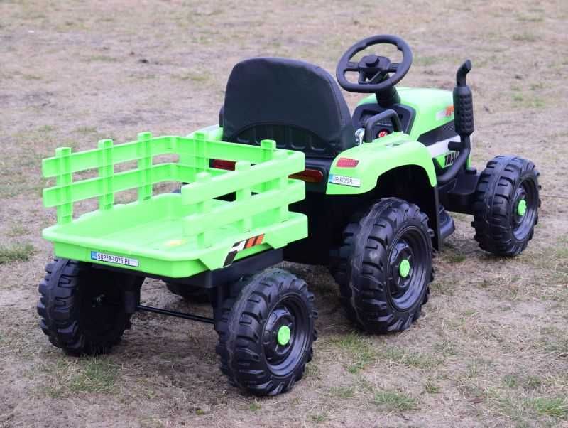 BAWIBUS.PL auto TRAKTOR Z PRZYCZEPĄ na akumulator pojazd z przyczepa