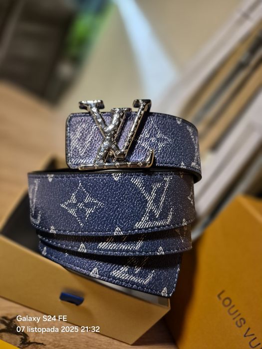 Pasek skórzany Louis Vuitton dł 120 cm
